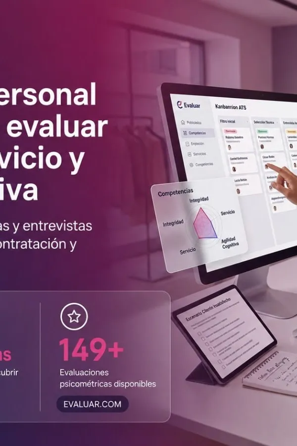 Portada del artículo sobre selección de personal retail con estadísticas verificadas de SHRM y LinkedIn en contratación